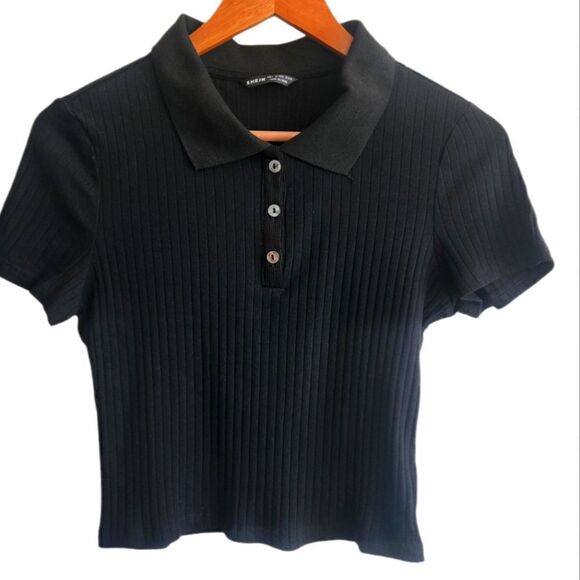 SHEIN Black Crop Top  - Picture 1 of 4